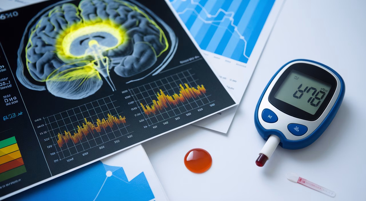 Research on brain and blood sugar Latest brain research image