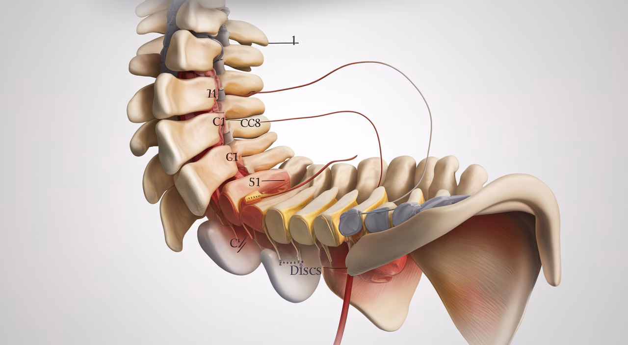 Cervical spine anatomical structure Cervical spine anatomy diagram