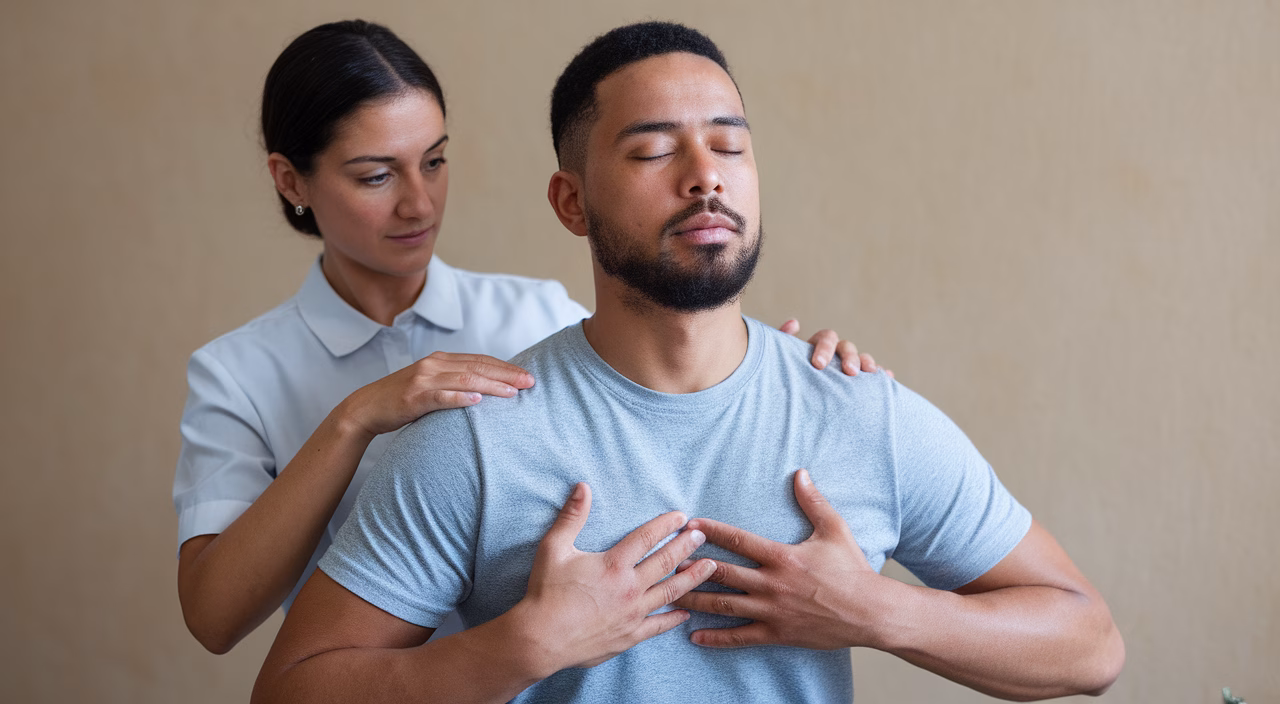 Stretching for chest mobility Chest wall stretching technique