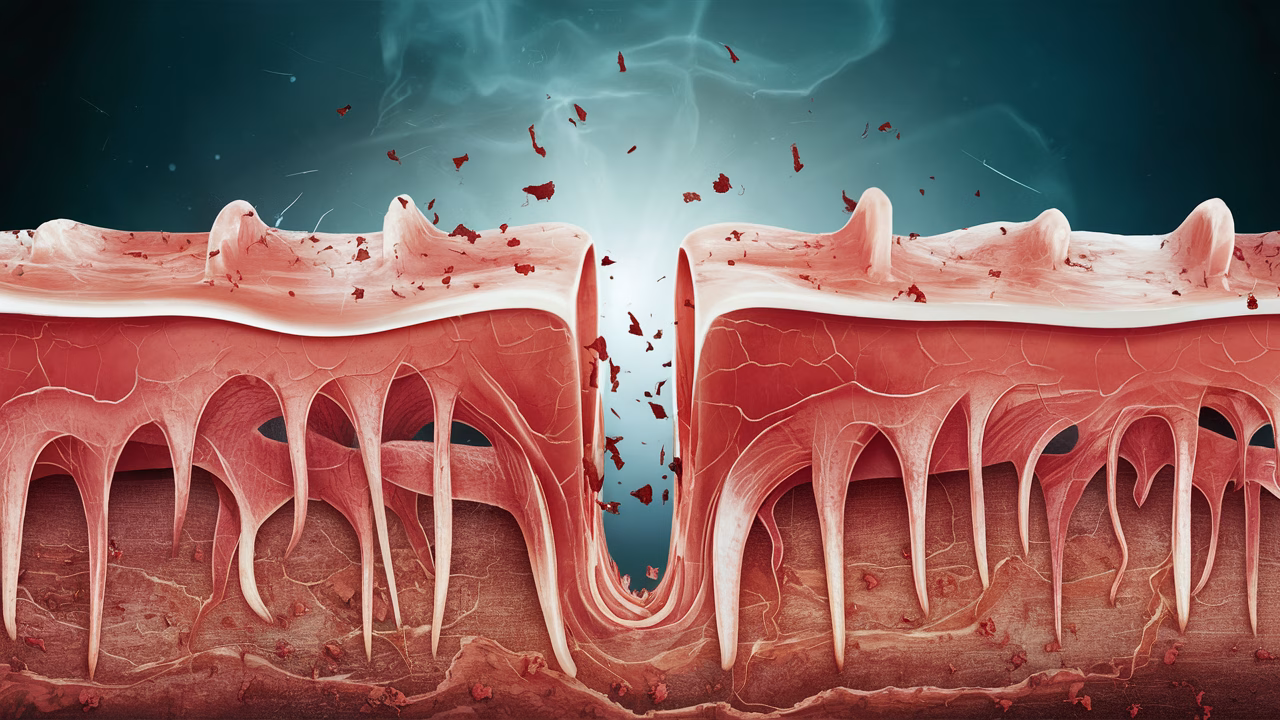 illustration of what is dry skin
