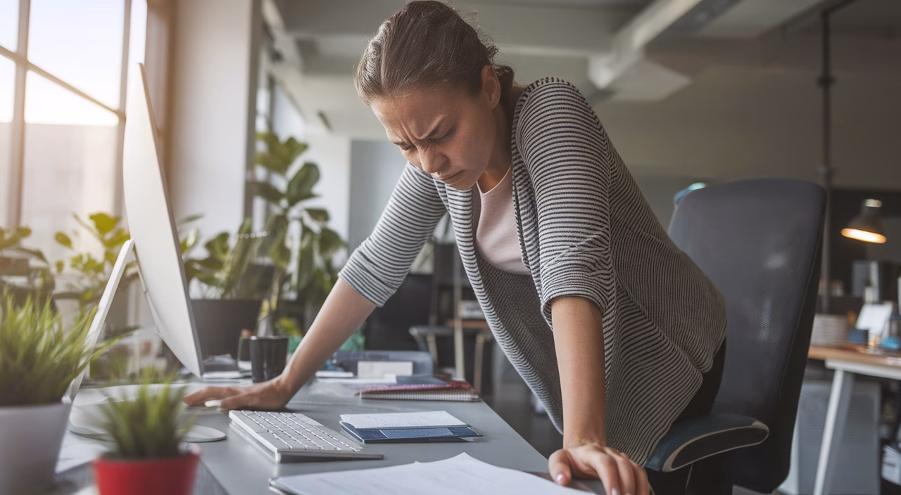 Fatigue from sedentary lifestyle Fatigued person due to inactivity
