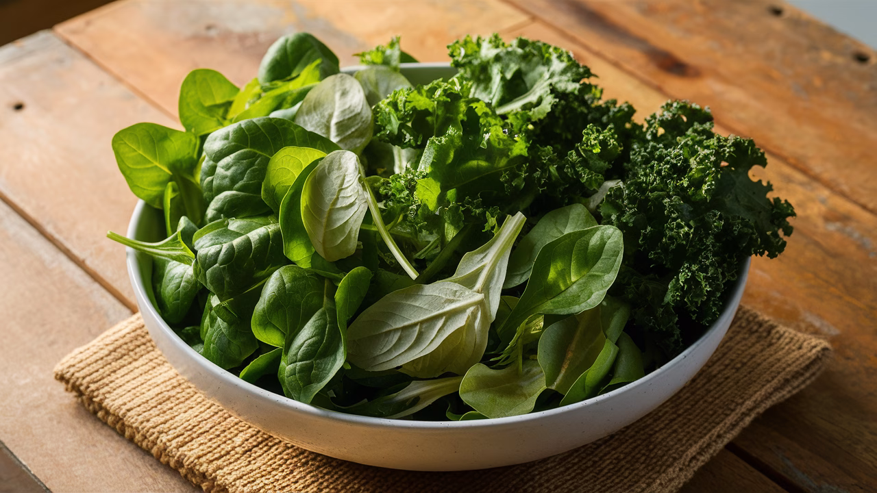 Leafy greens for skin elasticity Leafy greens enhance skin hydration